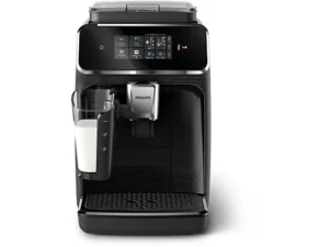 Cafetera superautomática - Philips EP2331/10, LatteGo, Pantalla táctil, 1.8 l, Filtro AquaClean, Negro